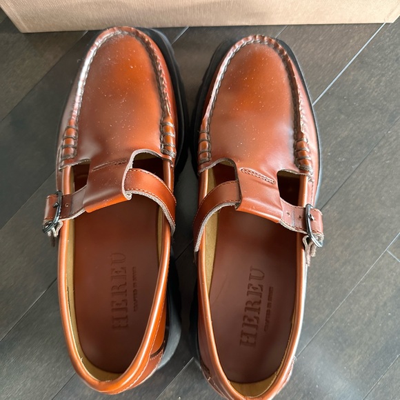 Hereu Tread Sole T-Bar Loafer - Picture 2 of 5